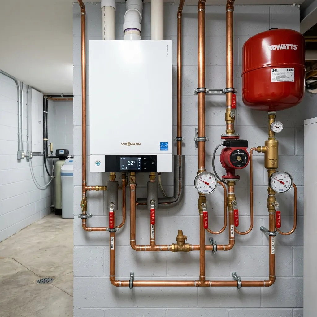 Licensed boiler repair technician working in Anoka MN